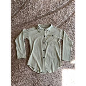 Reborn cable knit like shirt top size small